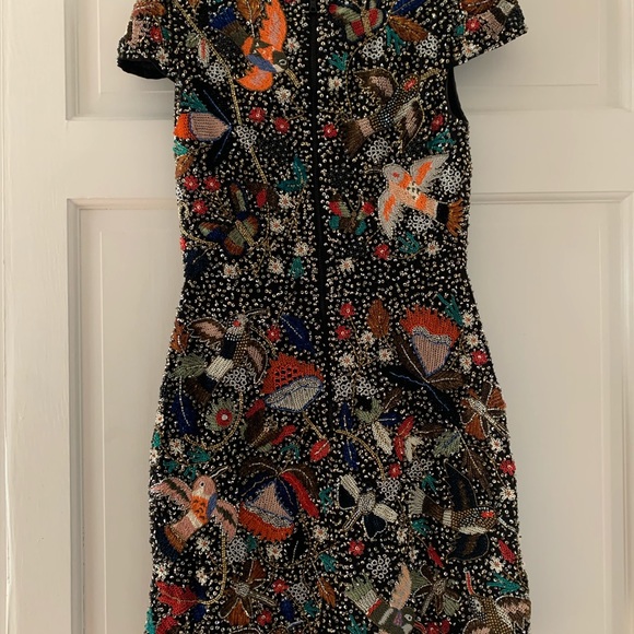 alice + olivia beaded Ellen dress, size 4 - Picture 5 of 8